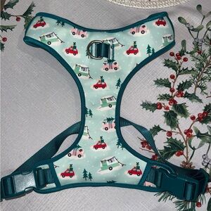 Festive Dog Harness with Leash